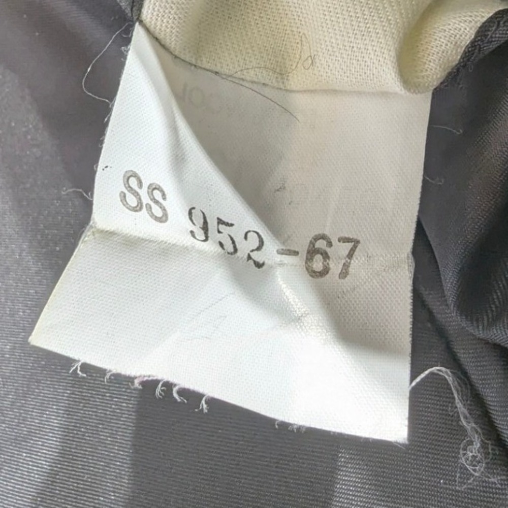 Clark 100% Wool Herringbone Blazer 48L Gray Brown - Picture 12 of 16